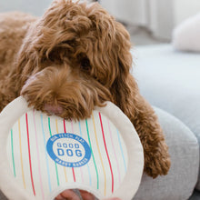 Load image into Gallery viewer, Good Dog Canvas Frisbee Toy