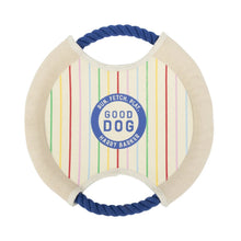 Load image into Gallery viewer, Good Dog Canvas Frisbee Toy