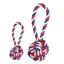 Load image into Gallery viewer, Tug and Toss Dog Rope Toy